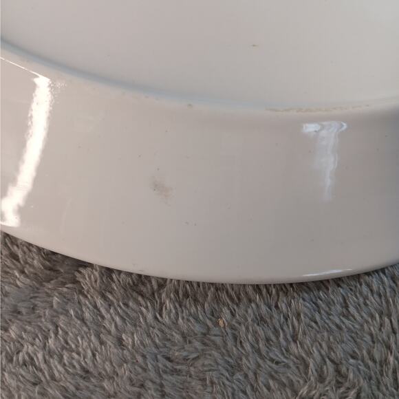 Paul McCobb Jackson China Oval Restaurant Style Plate White w/ Blue & Gold Trim - Picture 7 of 7